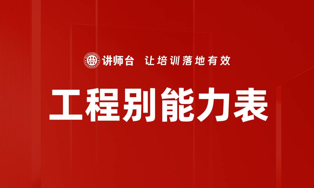文章工程别能力表的缩略图