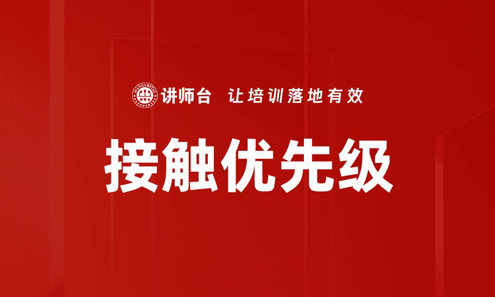 文章接触优先级的缩略图