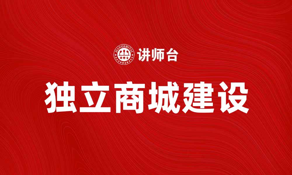 文章打造成功的独立商城，提升品牌影响力与销量的缩略图