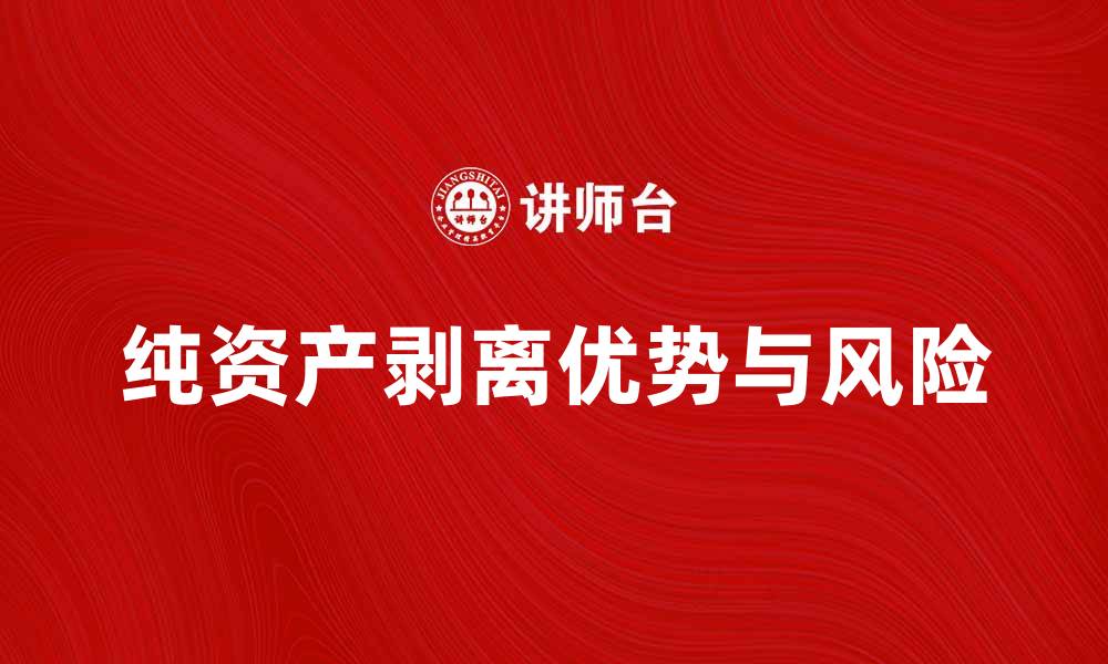 文章纯资产剥离的优势与风险解析指南的缩略图