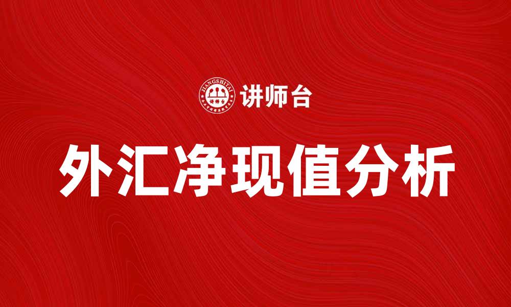 文章经济外汇净现值分析与投资策略探讨的缩略图