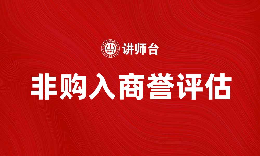 非购入商誉评估