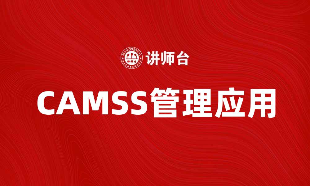 文章提升企业效能的利器：CAMSS在管理中的应用解析的缩略图