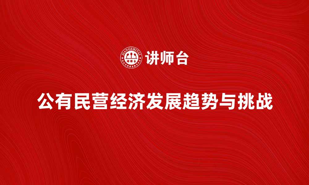 文章探索公有民营经济的未来发展趋势与挑战的缩略图