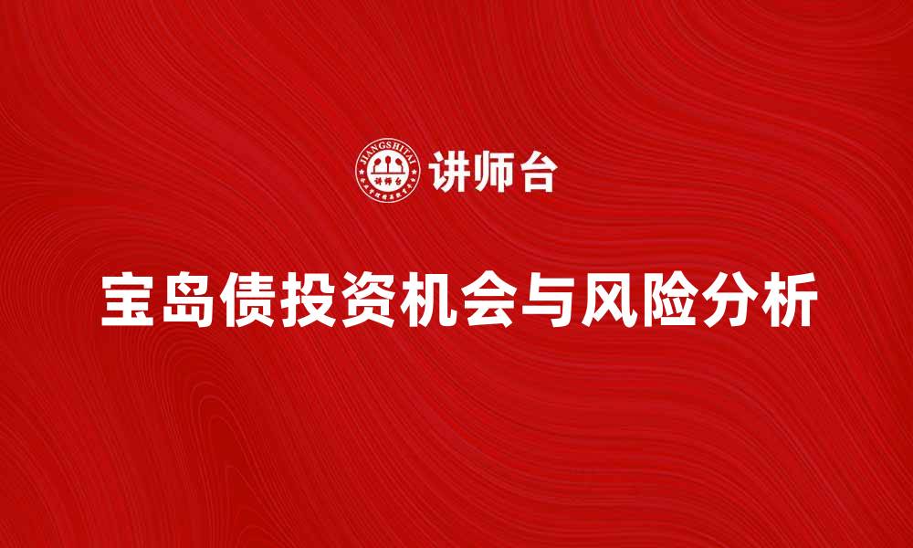 文章宝岛债的投资机会与风险分析详解的缩略图