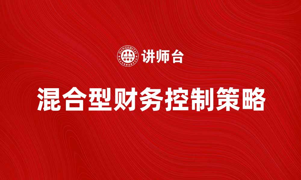 文章提升企业效益的混合型财务控制策略解析的缩略图