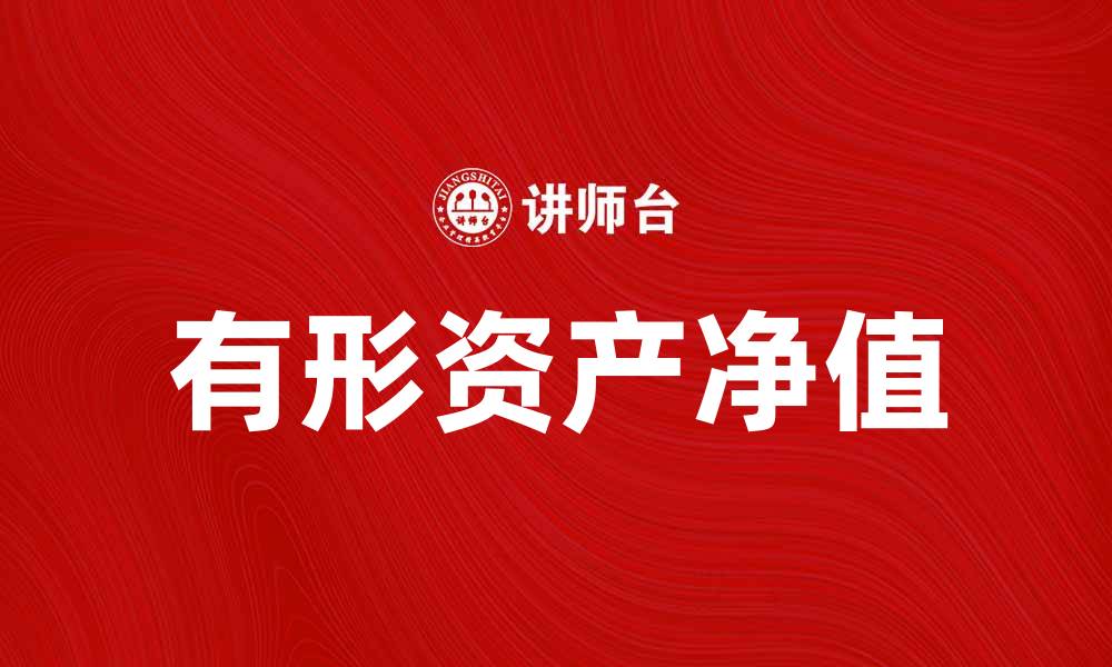 有形资产净值