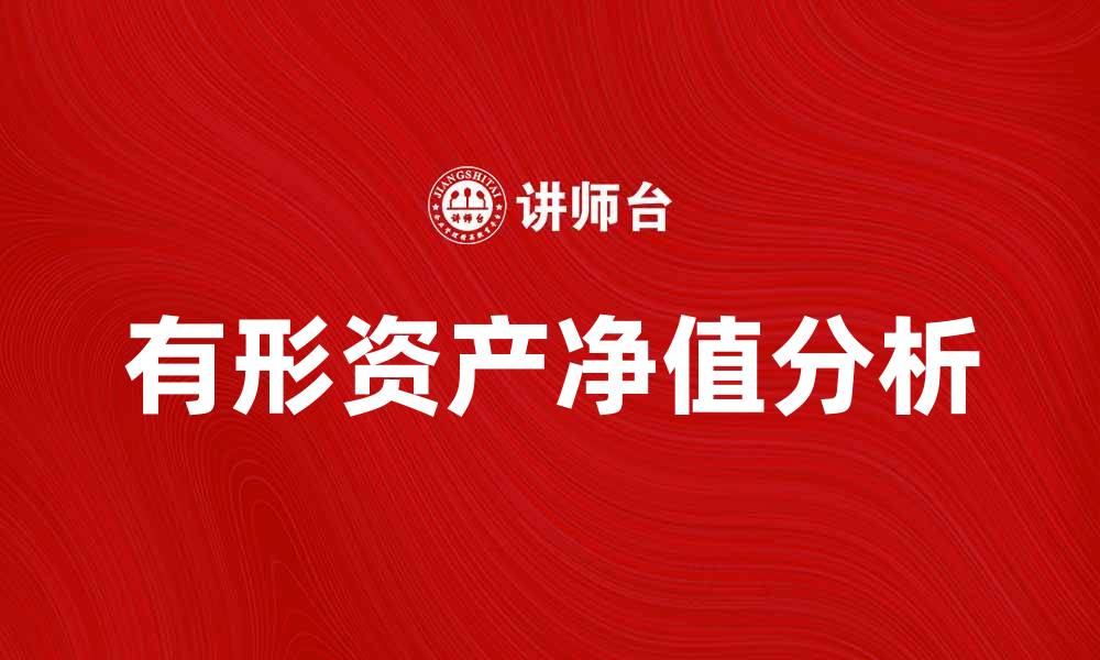 文章有形资产净值的重要性与影响因素分析的缩略图
