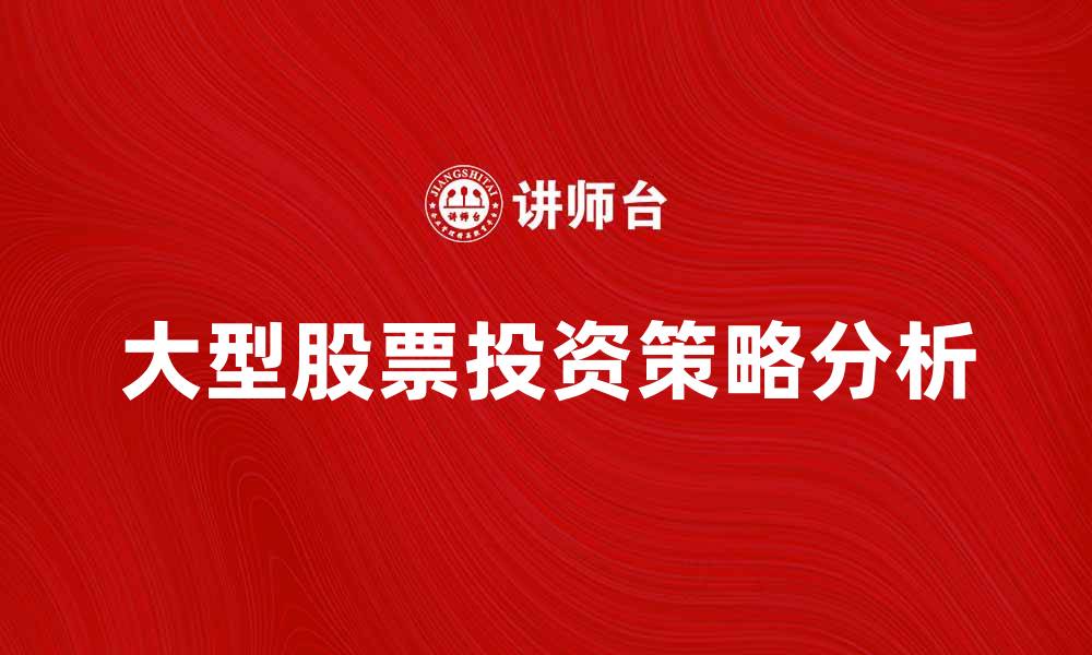 大型股票投资策略分析