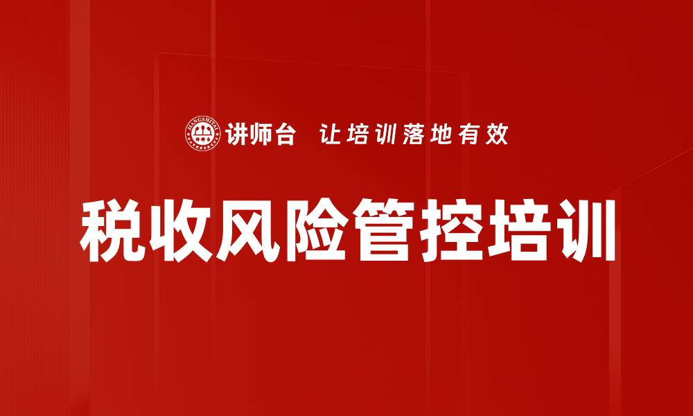 税收风险管控培训