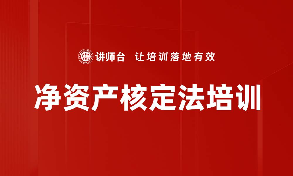 文章净资产核定法培训的缩略图