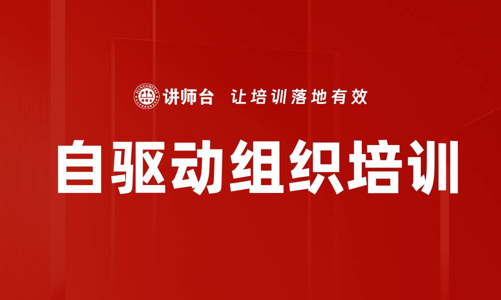 自驱动组织培训