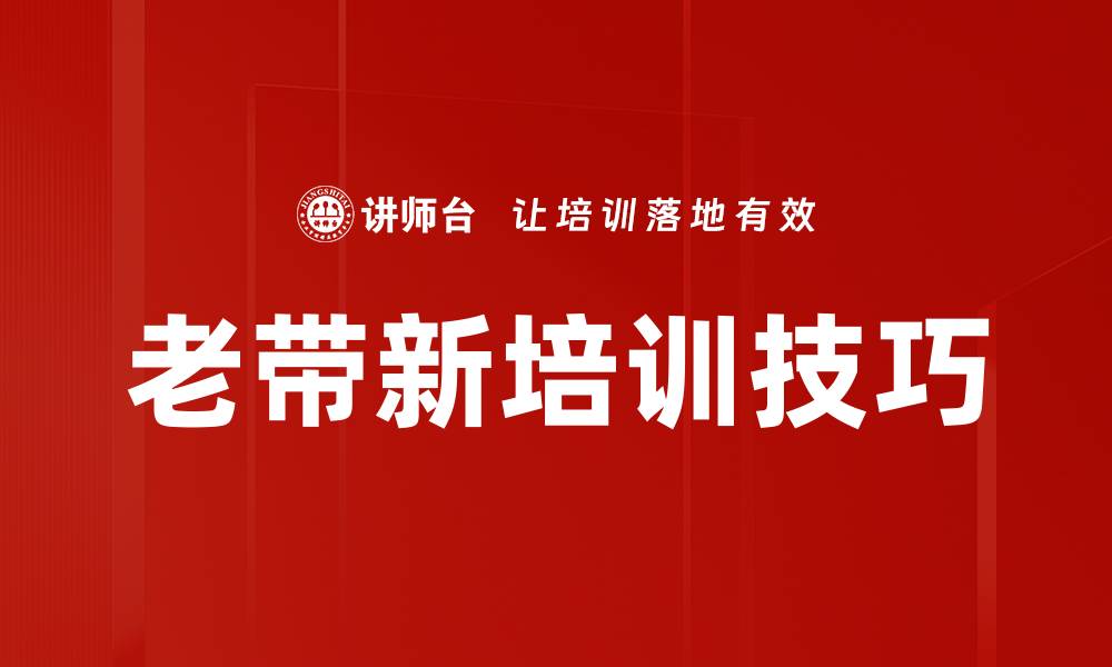 老带新培训技巧