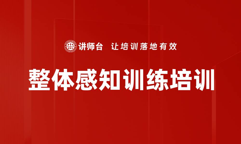 整体感知训练培训