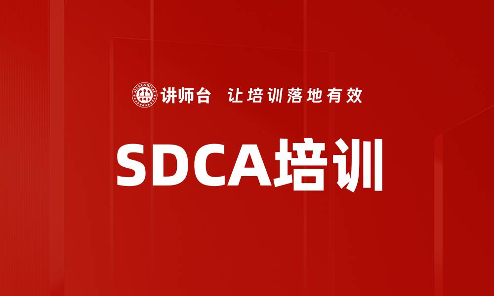 SDCA培训