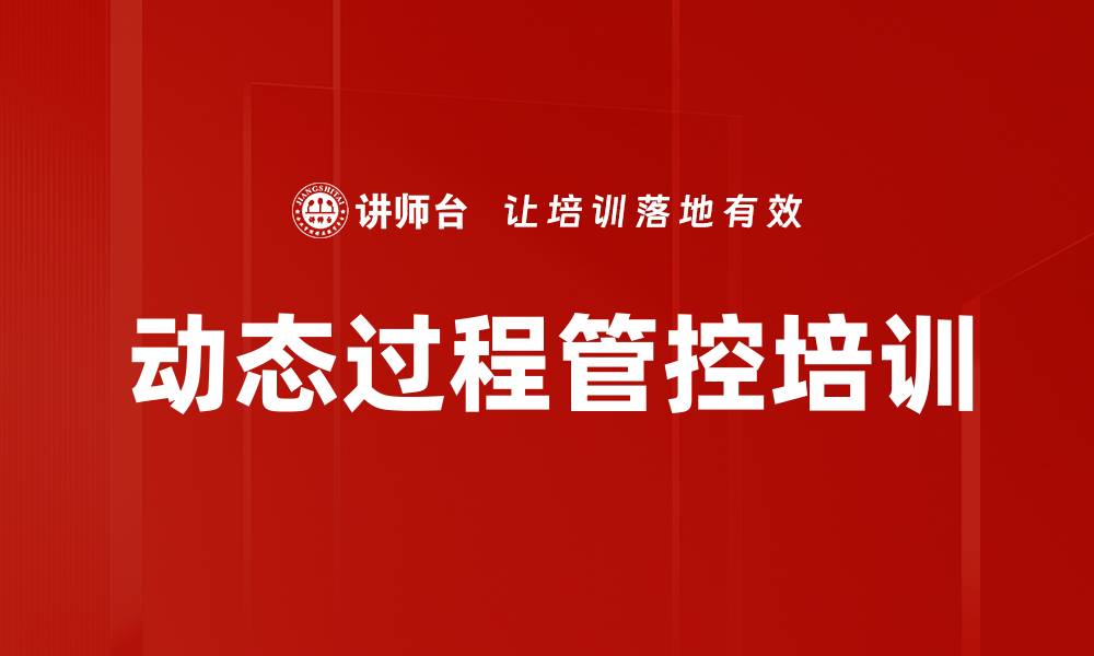 动态过程管控培训