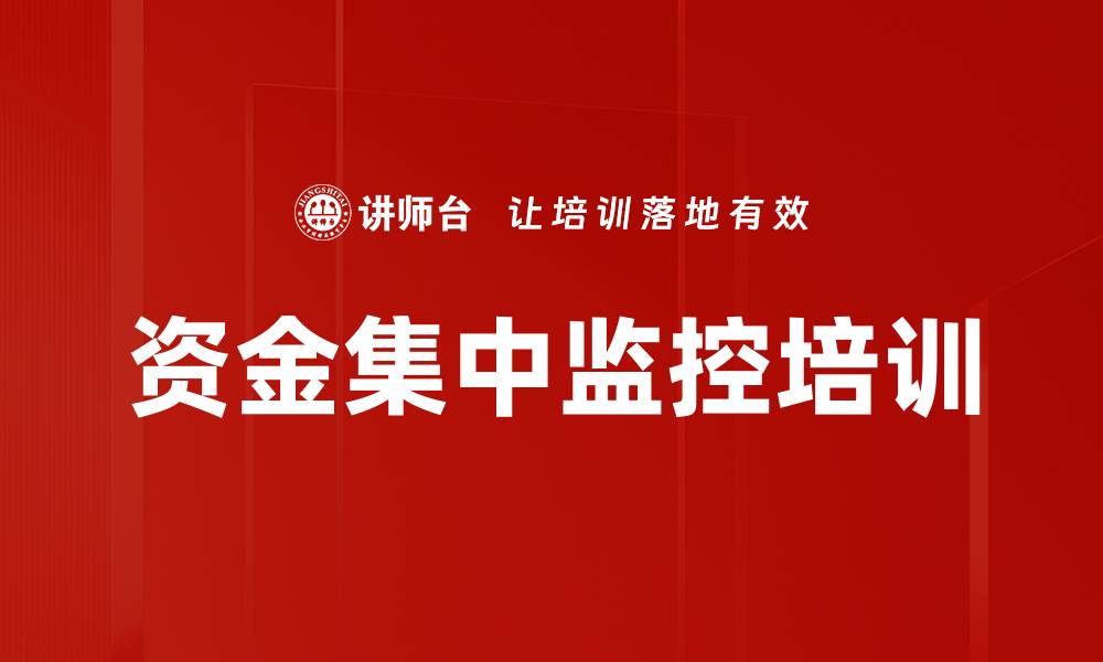 文章资金集中监控培训的缩略图