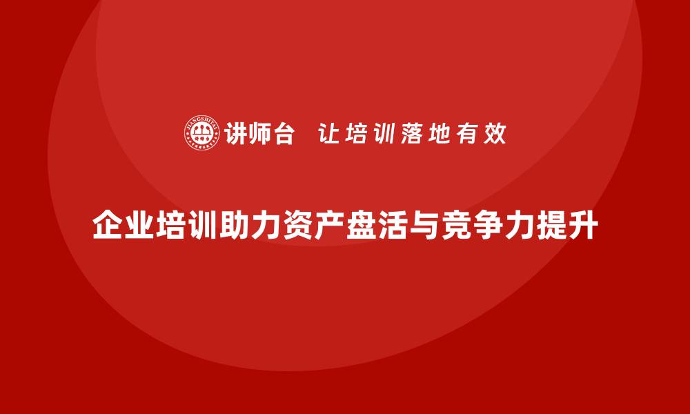 文章资产盘活方案企业培训提升企业效率与竞争力的缩略图
