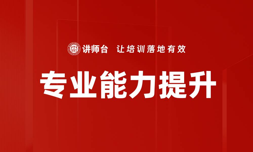 专业能力提升