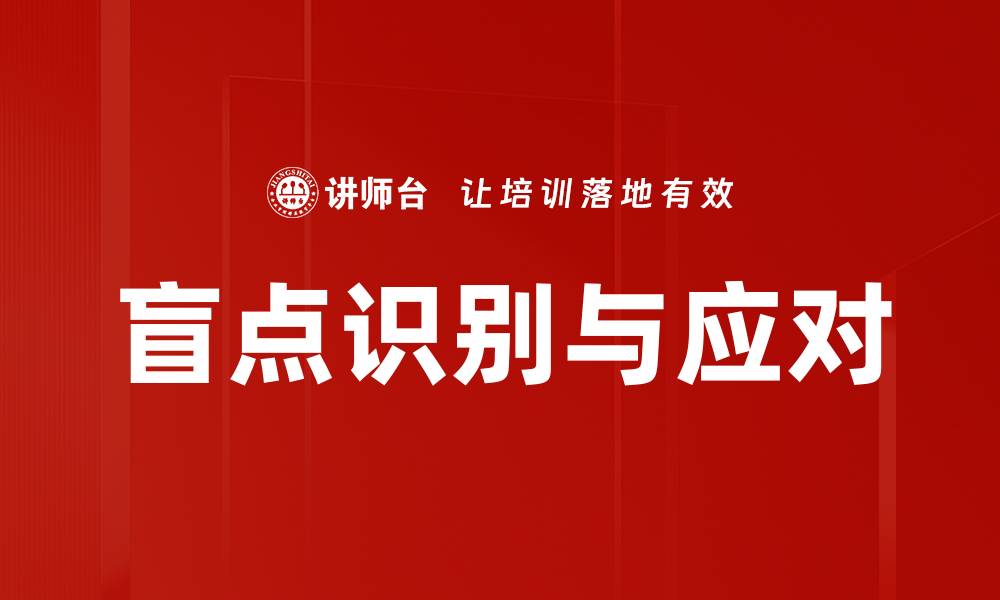 盲点识别与应对