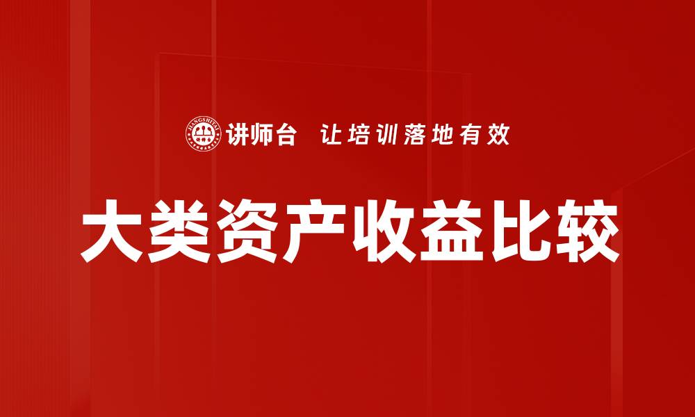 文章大类资产收益比较的缩略图