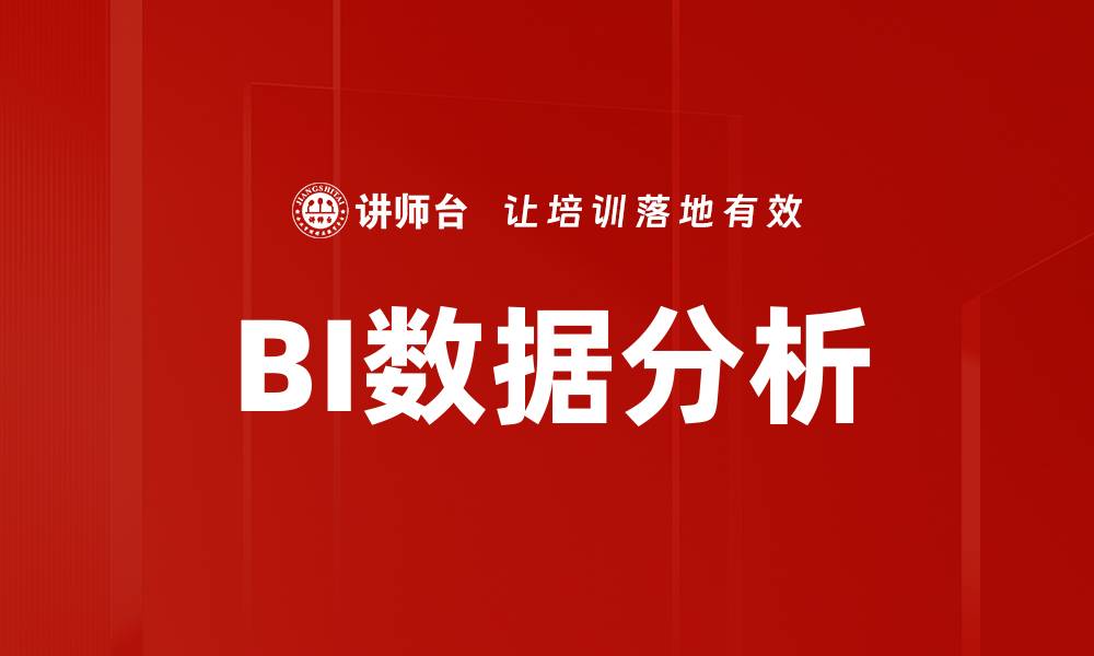 BI数据分析
