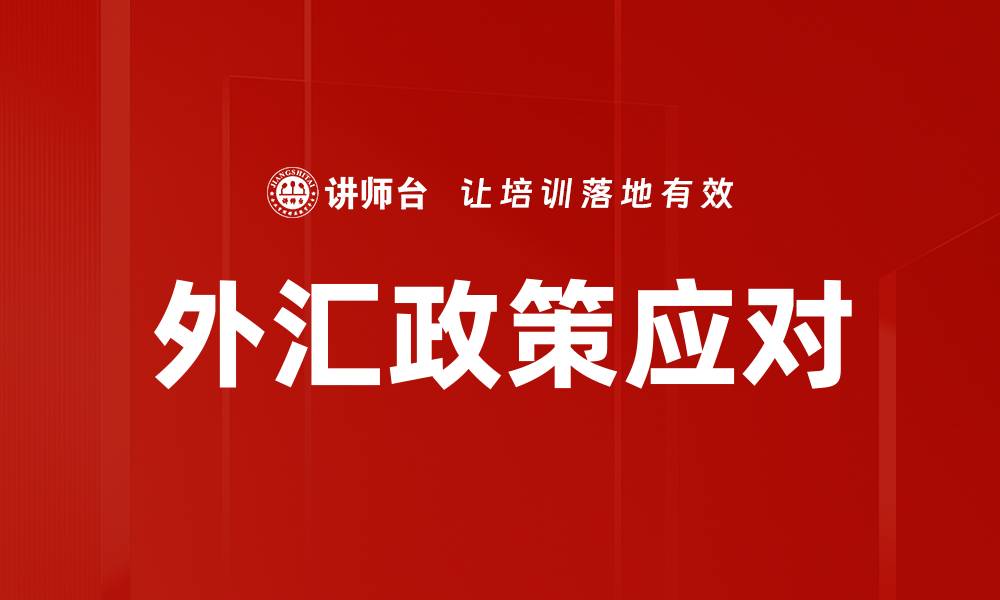 文章外汇政策应对的缩略图