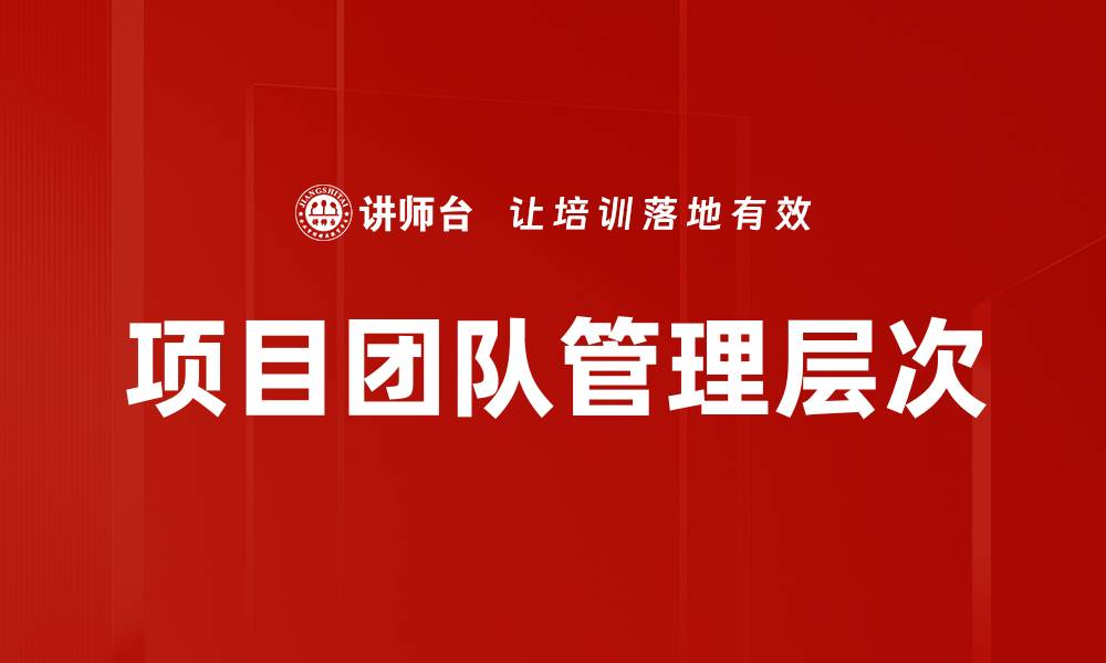 项目团队管理层次