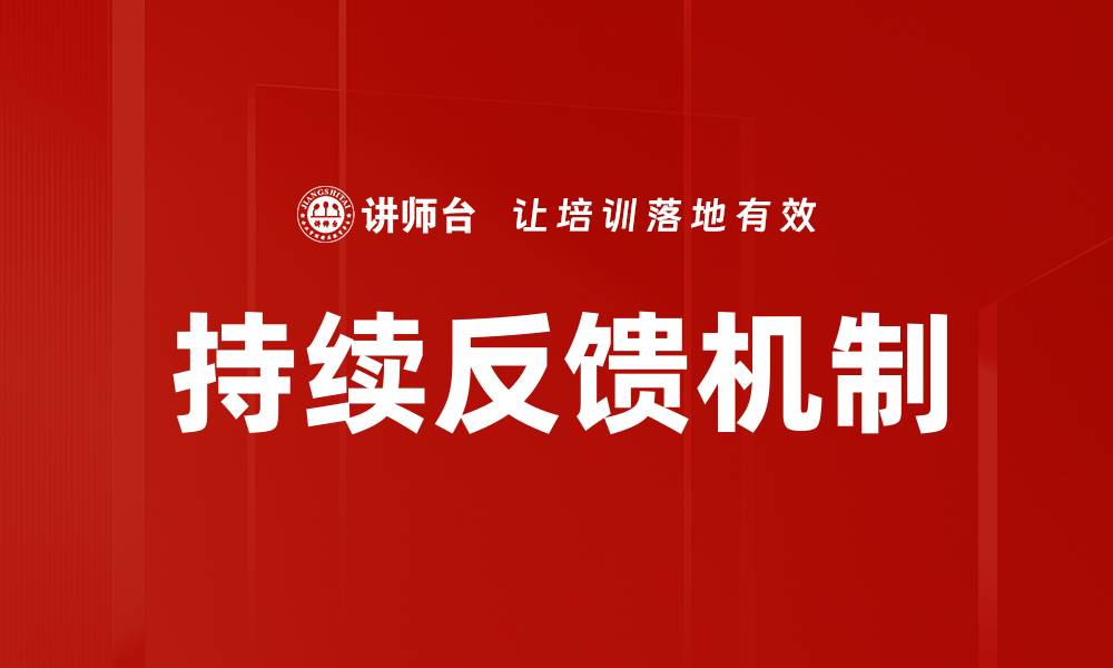 持续反馈机制