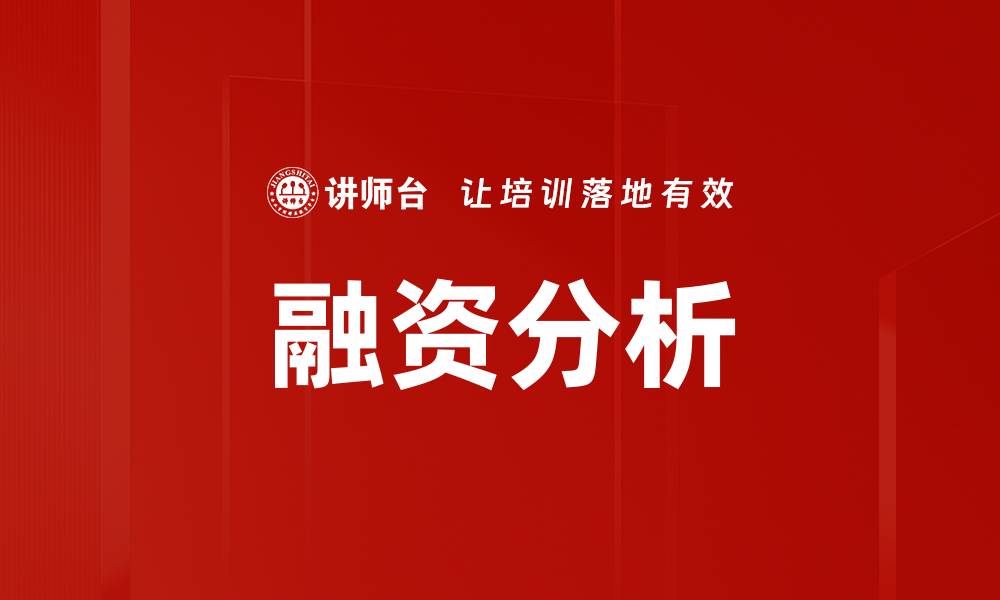 文章融资分析的缩略图