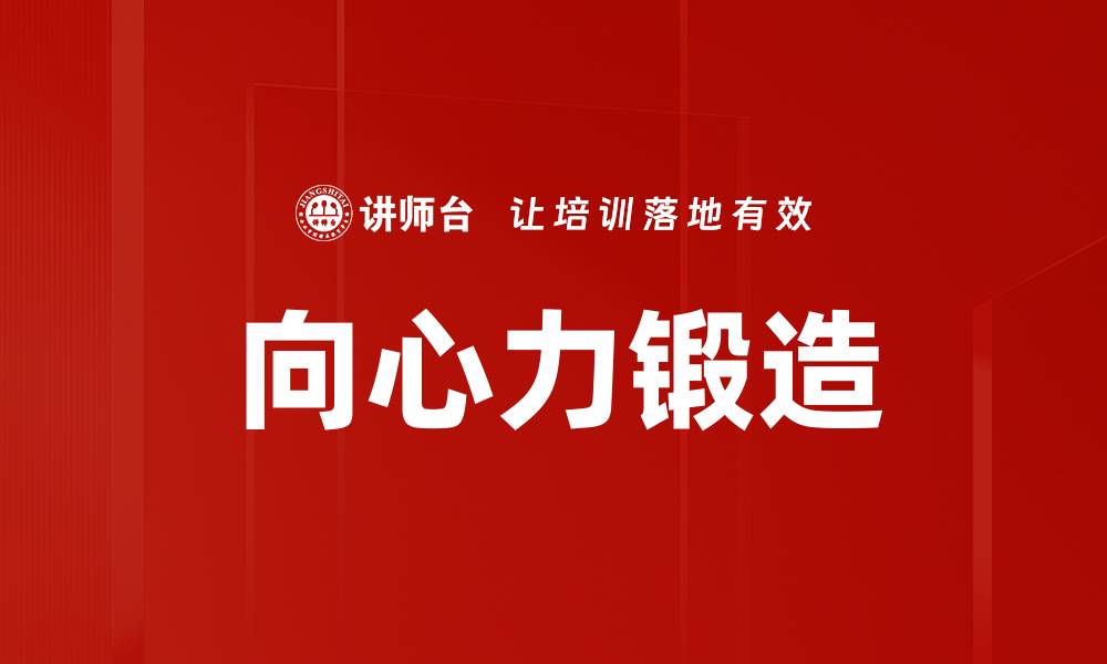 文章向心力锻造的缩略图