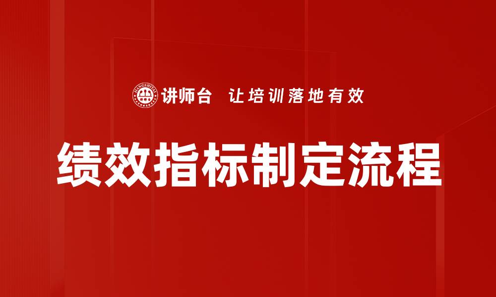 文章绩效指标制定流程的缩略图