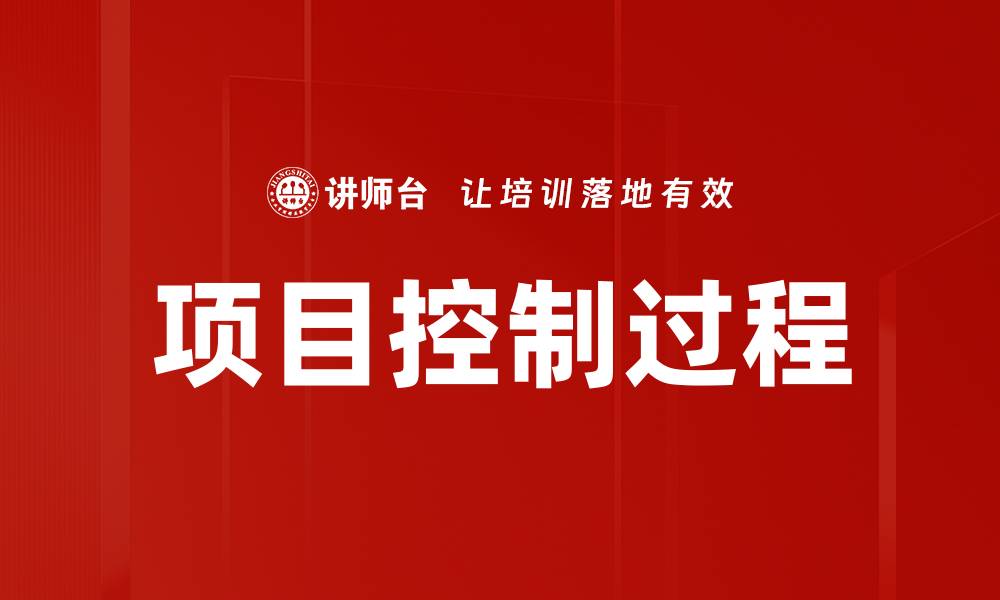 项目控制过程