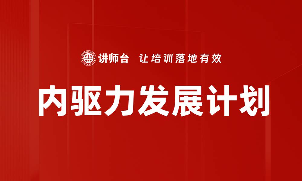 内驱力发展计划