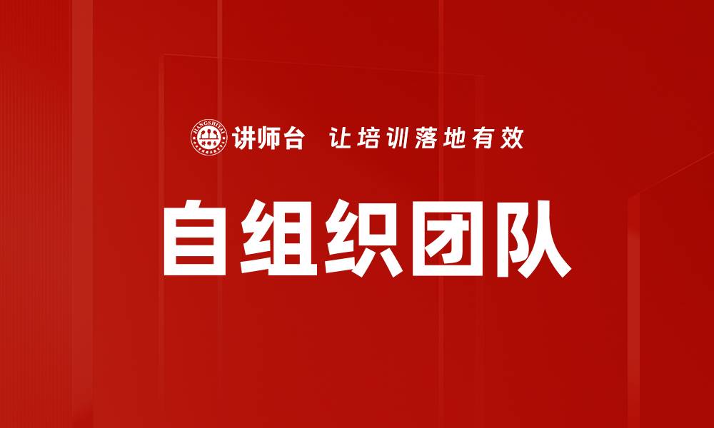 文章自组织团队的缩略图