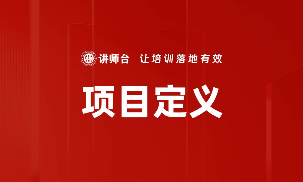 项目定义
