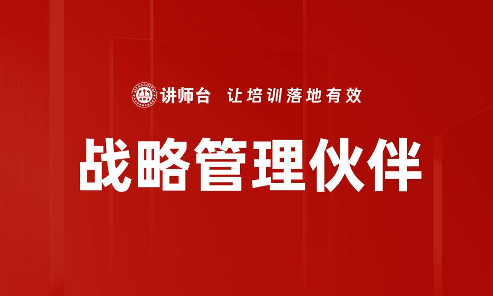 战略管理伙伴