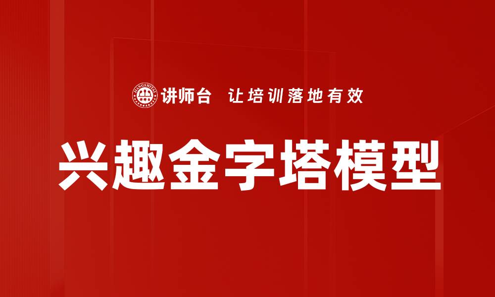 文章兴趣金字塔模型的缩略图