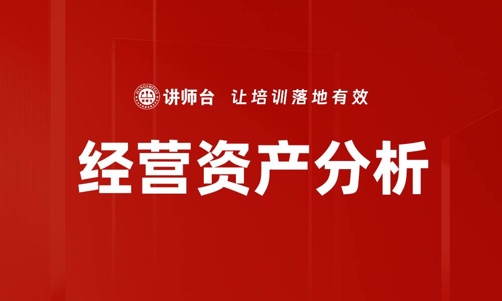 文章经营资产分析的缩略图