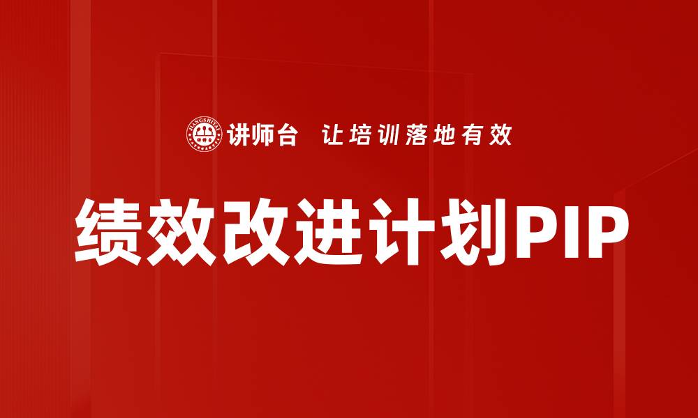 绩效改进计划PIP