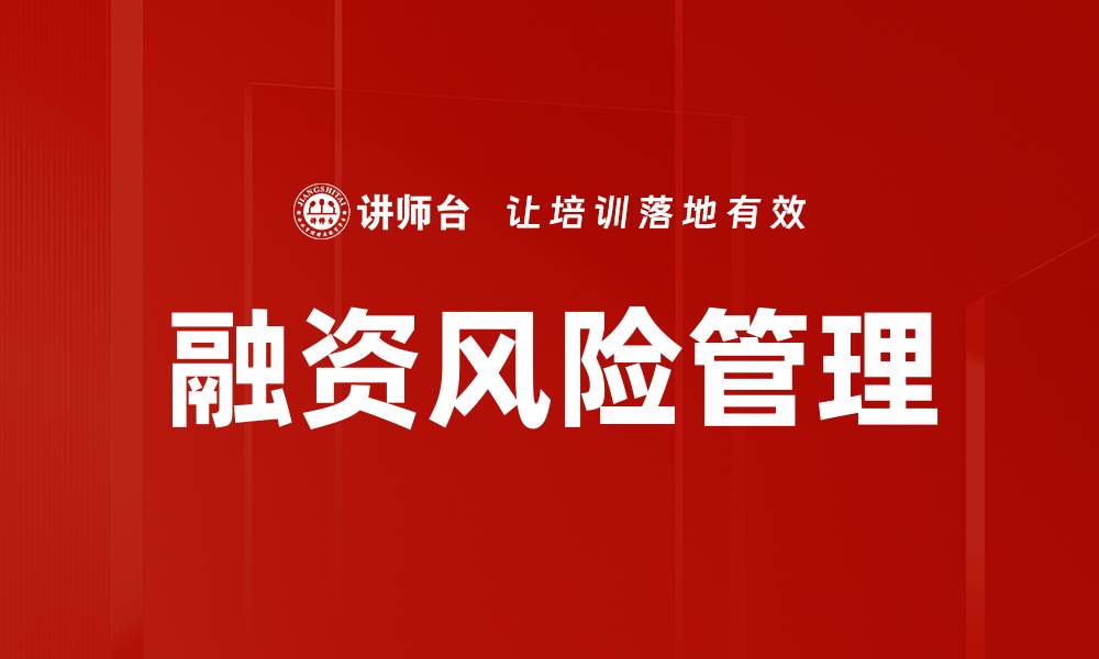 文章融资风险管理的缩略图