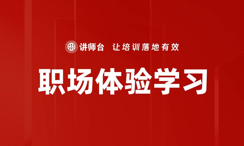 职场体验学习