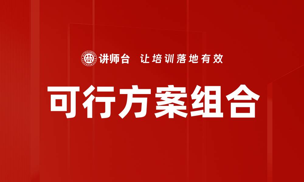 文章可行方案组合的缩略图