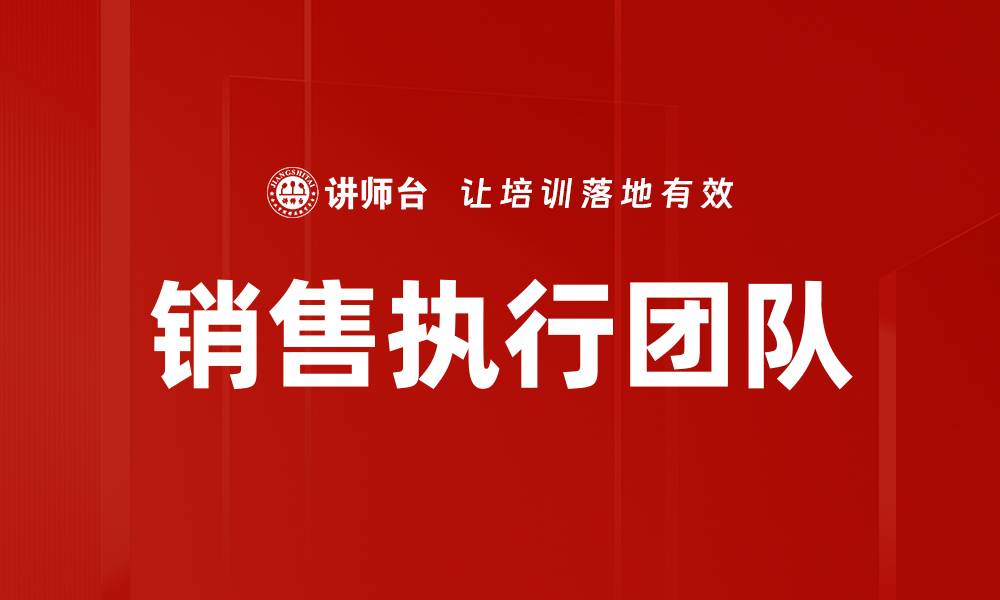 销售执行团队