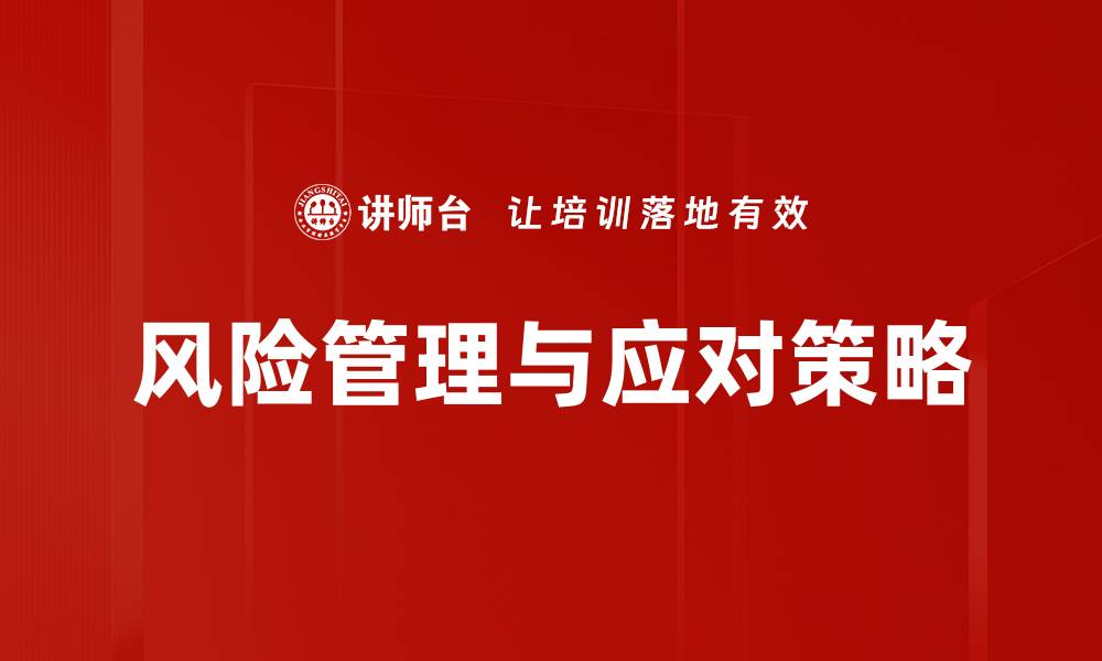 文章风险管理与应对策略的缩略图