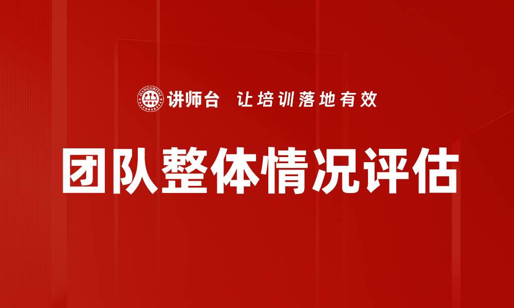 文章团队整体情况评估的缩略图