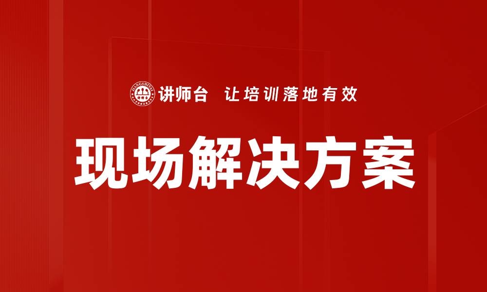 现场解决方案