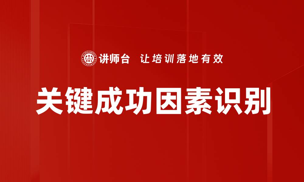 文章关键成功因素识别的缩略图