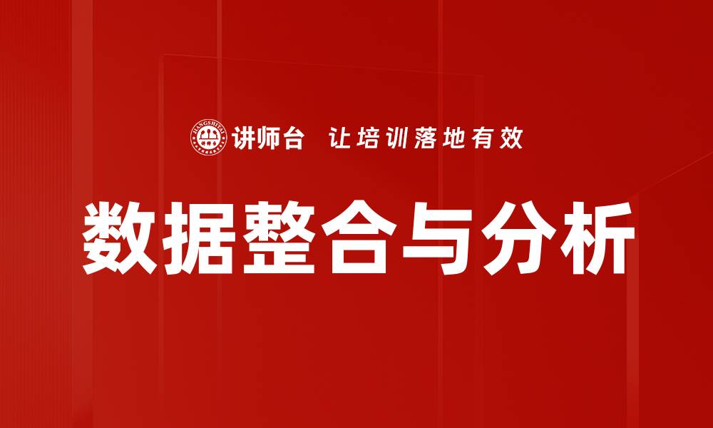 数据整合与分析