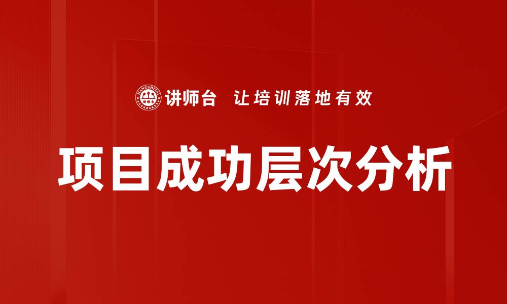 项目成功层次分析